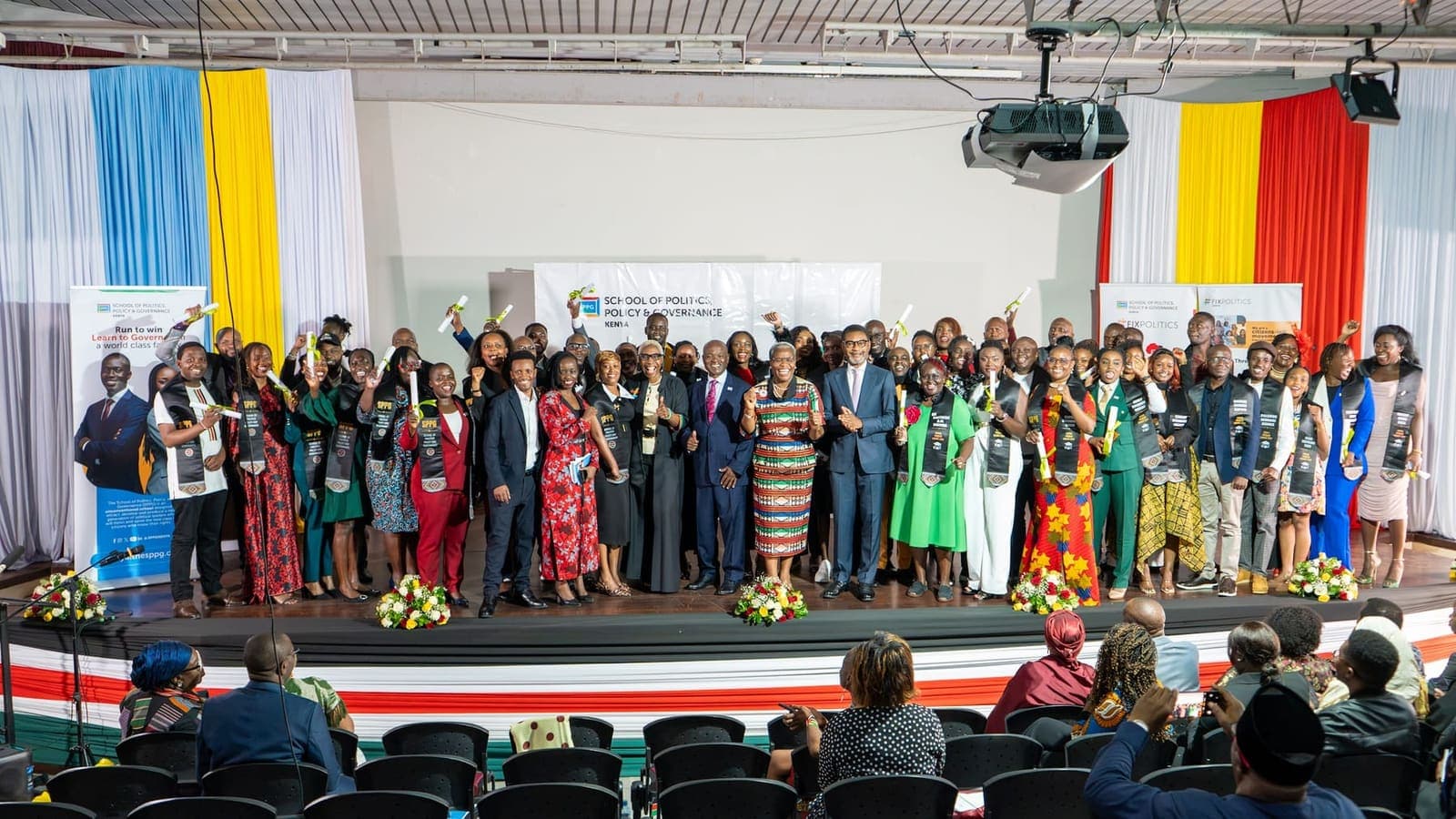 Kenya's Pioneer Class of 2026 on stage