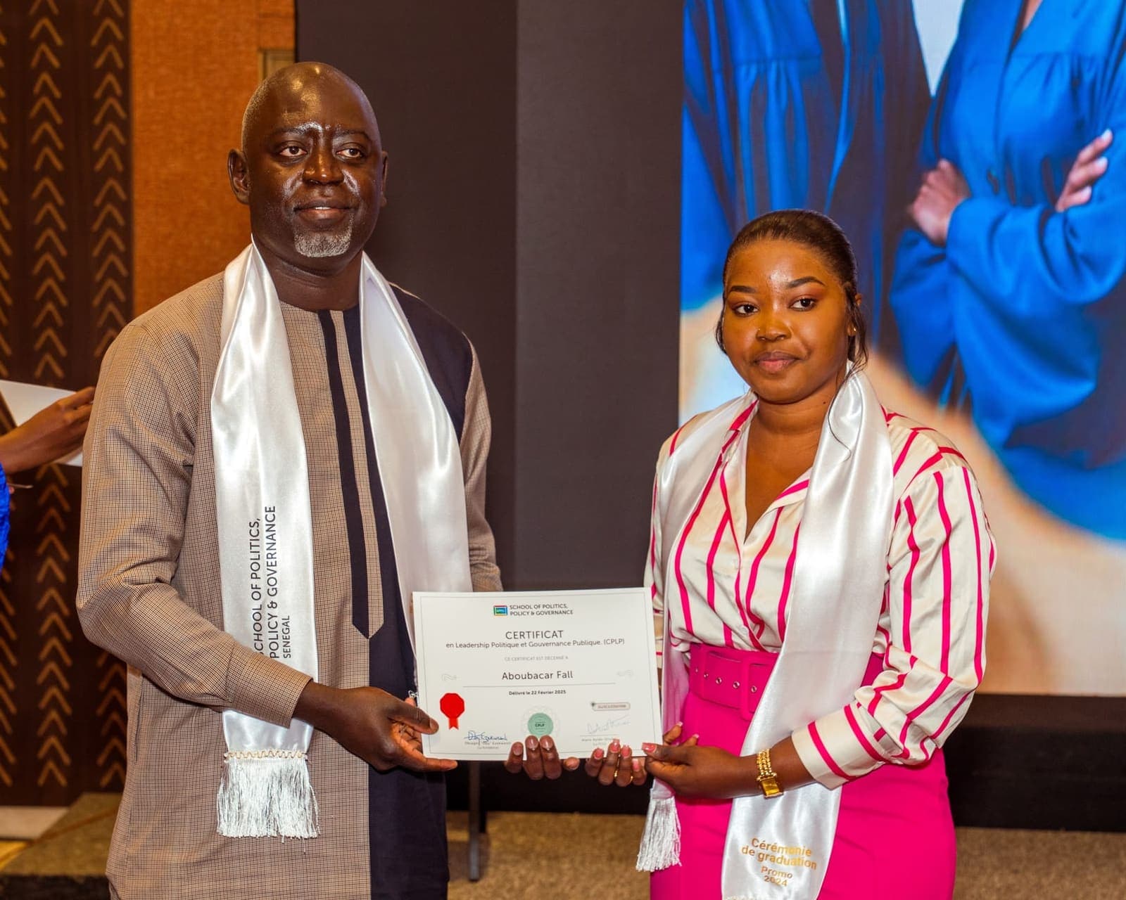 Certificate presentation