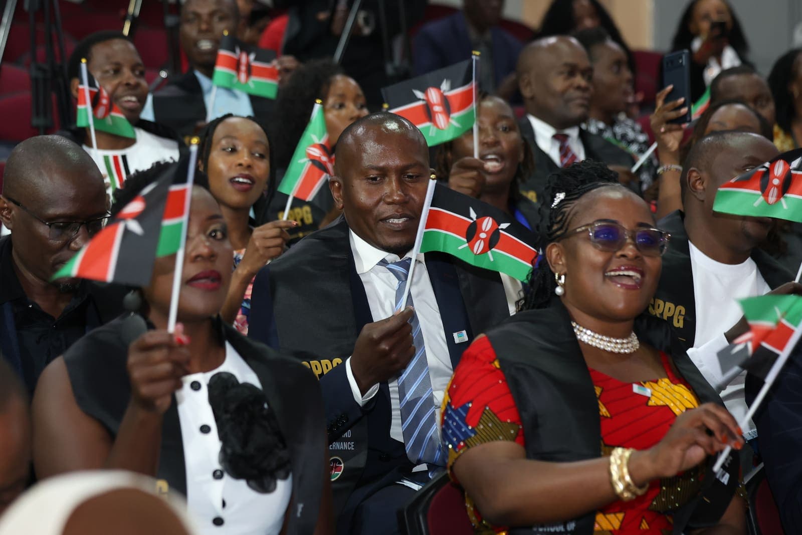Kenya's pioneer class celebrates at graduation